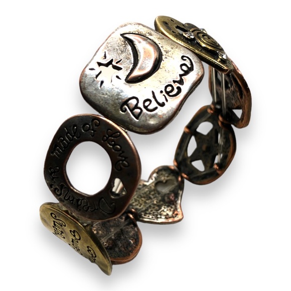 Tri-color Positivity bracelet - Picture 2 of 7